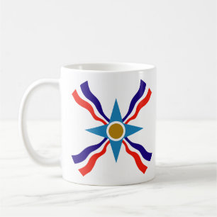 Assyrische Flagge - ATA d'Ator Kaffee- oder Teezub Kaffeetasse