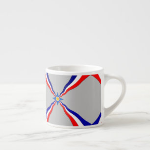 Assyrische Flagge Espressotasse