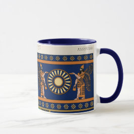 Assyrische Gottheit, Apkallu oder geflügeltes Geni Tasse