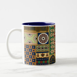 Assyrisches Vintages Muster Tasse