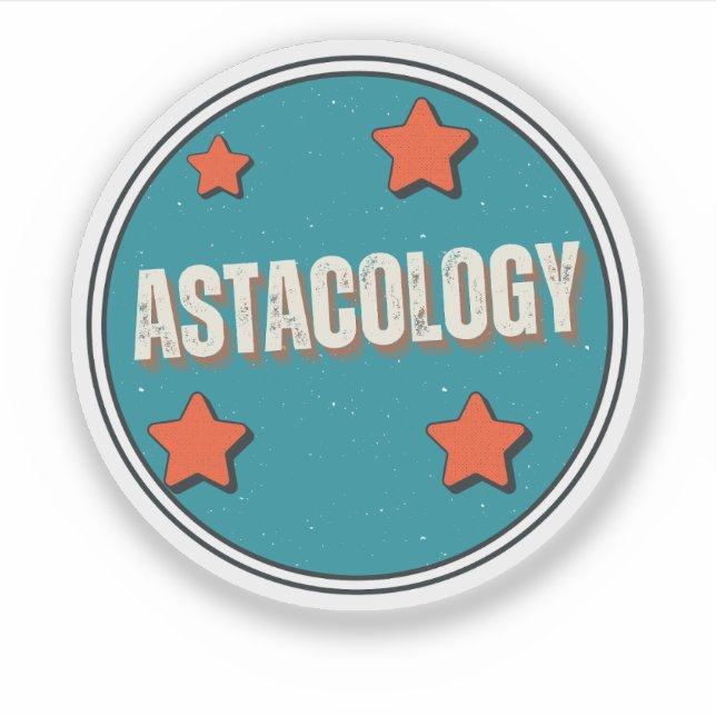 Astakologie Aufkleber (Vorderseite)