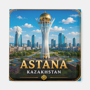 Astana Kasachstan Moderne Steppe Hauptstadt 📍 Magnet
