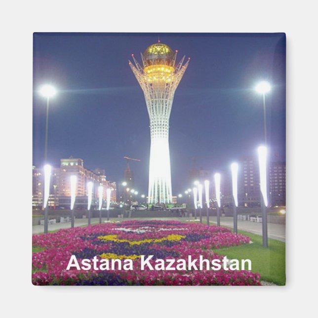 Astana Kazakhstan Travel Souvenir Kühlschrankmagne Magnet (Vorne)