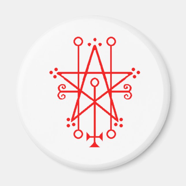 Astaroth Demon Sigil Gothic Magnet (Vorne)