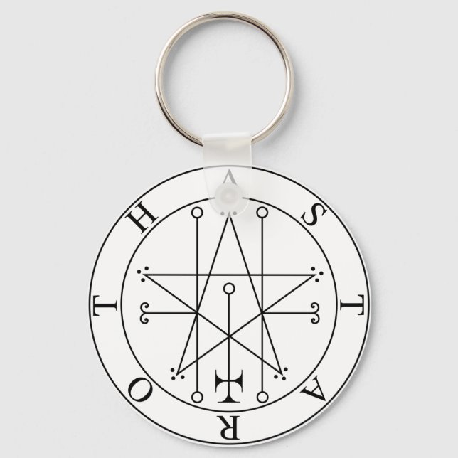 Astaroth Simbol Schlüsselanhänger (Vorderseite)