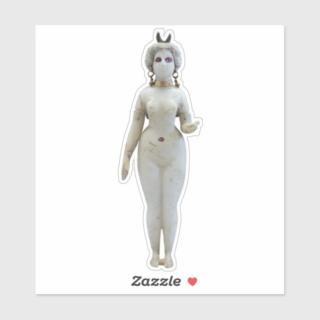 Astarte in Phoenicia Sticker (Blatt)
