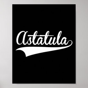 Astatula verkaufen Vintage Retro-Schrift Poster
