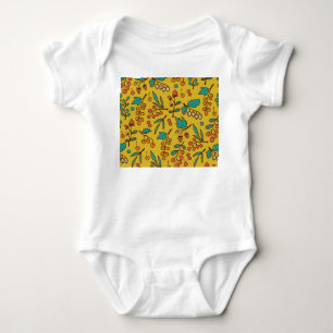 Äste, nahtlose Natur. Baby Strampler