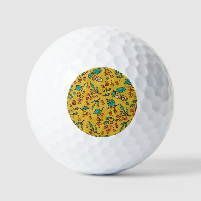 Äste, nahtlose Natur. Golfball (Vorderseite)