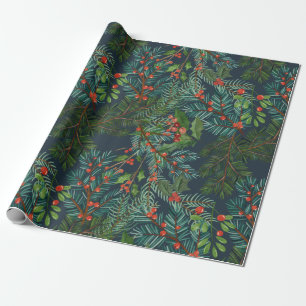Äste und Oella Weihnachtsmuster Wrapp Geschenkpapier