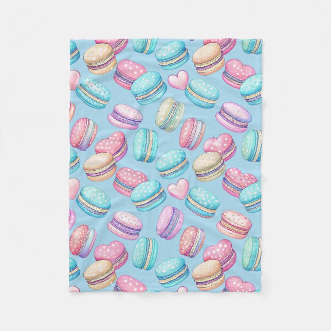 Astel Macaron Kleine Fleece-Decke Fleecedecke (Vorderseite)