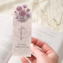 Aster-Blume, personalisierte Wasserfarbe