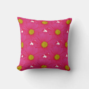 Aster Blume Pillow Magenta Pink Kissen