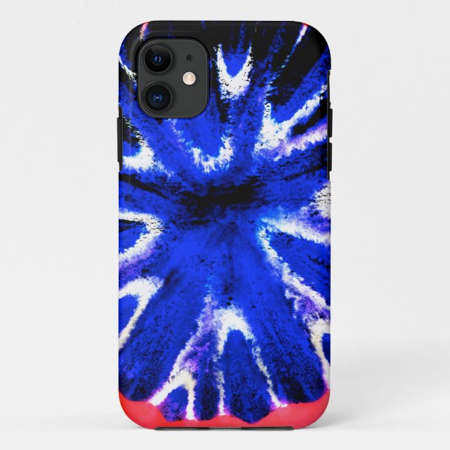 Aster-Blumen-Kunst Case-Mate iPhone Hülle (Rückseite)
