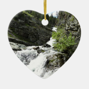 Aster Creek im Glacier National Park Keramik Ornament
