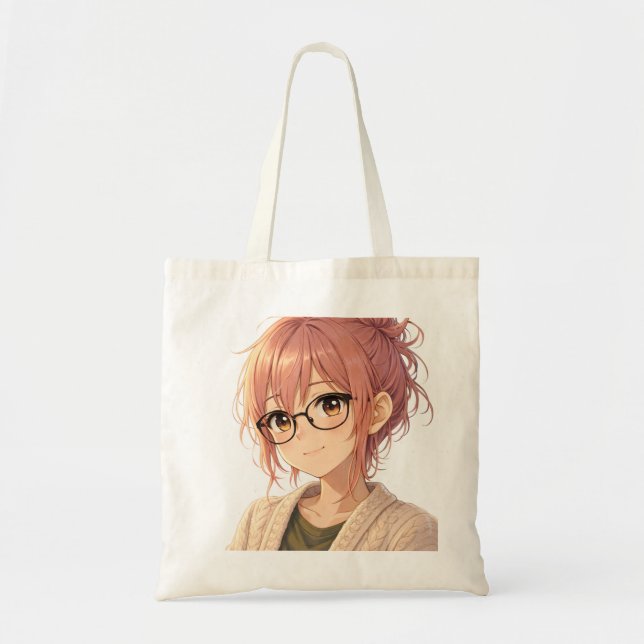 Aster™ Cute Aesthetic Girl Tote Bag Cozy Vibes Tragetasche (Vorne)