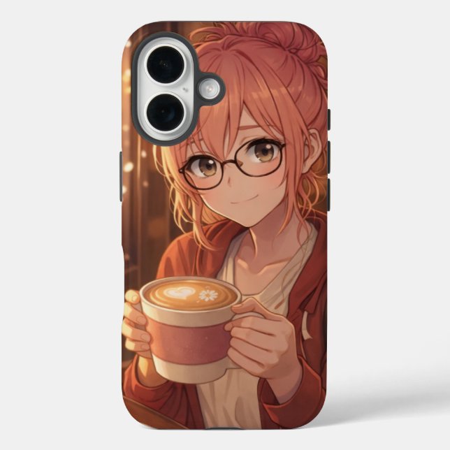 Aster™ I'm Just a Girl iPhone 16 Case Cute Aesthet (Rückseite)