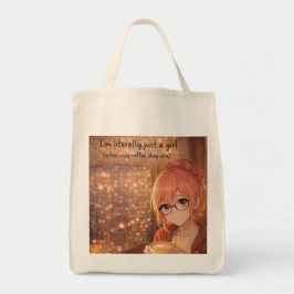 Aster™ I'm Just a Girl Reusable Grocery Bag Tragetasche