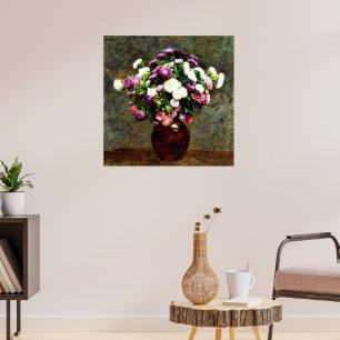 Aster in einer Vase Poster