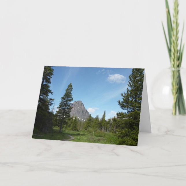 Aster Park Trail am Glacier Nationalpark Karte (Vorderseite)