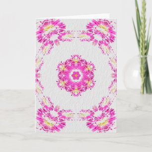 Aster Water Color Card Feiertagskarte