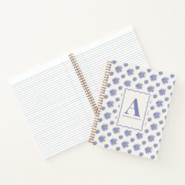 Aster Wildblumen Blumen Personalisiert  Notizbuch