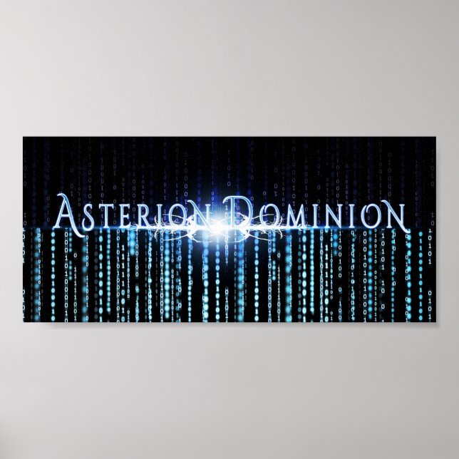Asterion Dominion Logo (10x4.5) Poster (Vorne)