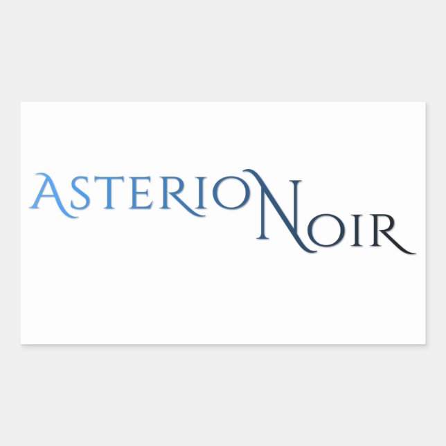 Asterion Noir Sticker (4,5 x 2,7) (Vorderseite)