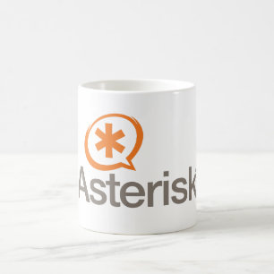 Asterisk-Logo-Tasse Kaffeetasse
