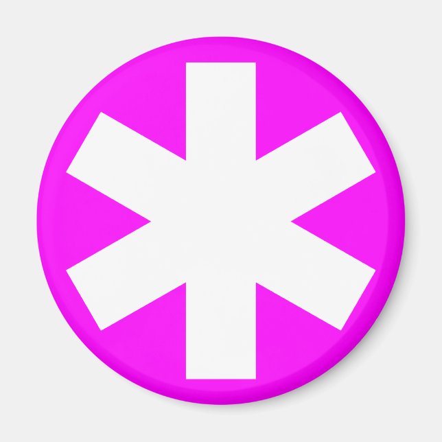 Asterisk - Magenta Magnet (Vorne)