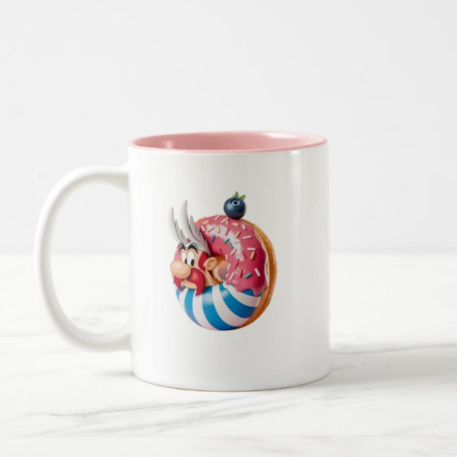 Asterix Donut Delight Zweifarbige Tasse (Links)