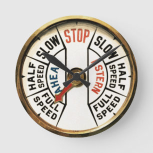 Astern Runde Wanduhr