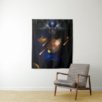 Asteroid Apokalypse Fraktal Art Spacescape