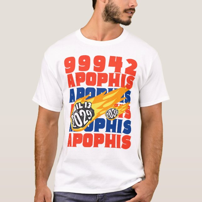 Asteroid APOPHIS 2029 9942 T-Shirt (Vorderseite)