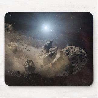 Asteroid beißt den Staub PIA11735 Mousepad