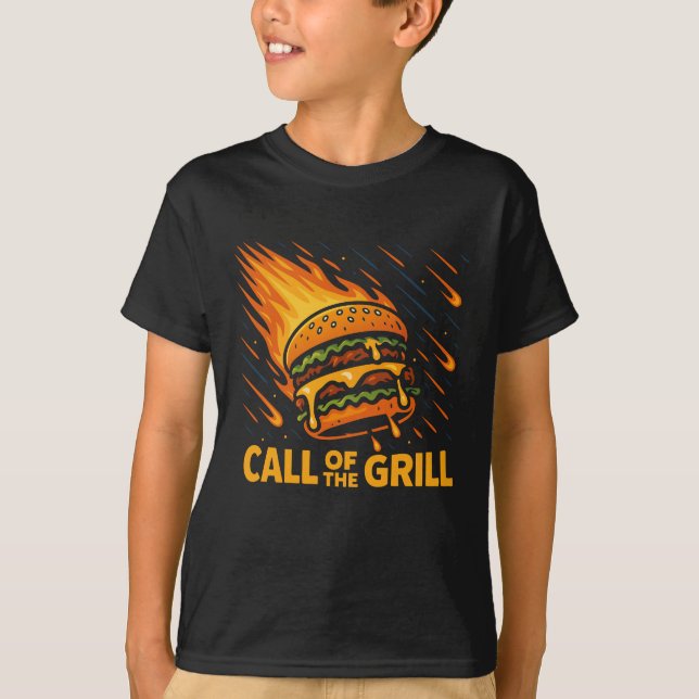 Asteroid Burger Call of the Grill T-Shirt (Vorderseite)