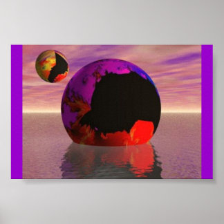 Asteroid Geyser Crash Poster