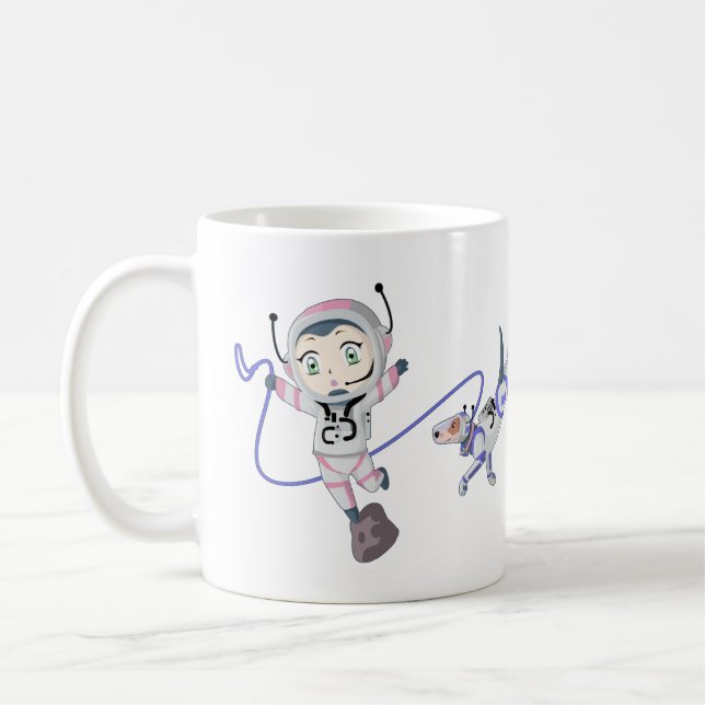 Asteroid Girl Kaffeetasse (Links)