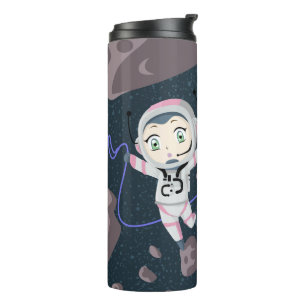 Asteroid Girl Thermosbecher