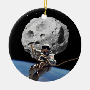 Asteroid Miner Keramik Ornament