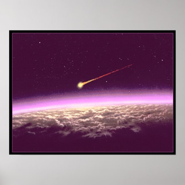 Asteroid-Poster Poster (Vorne)