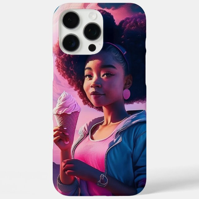 Asteroide und Eiscreme Case-Mate iPhone Hülle (Rückseite)