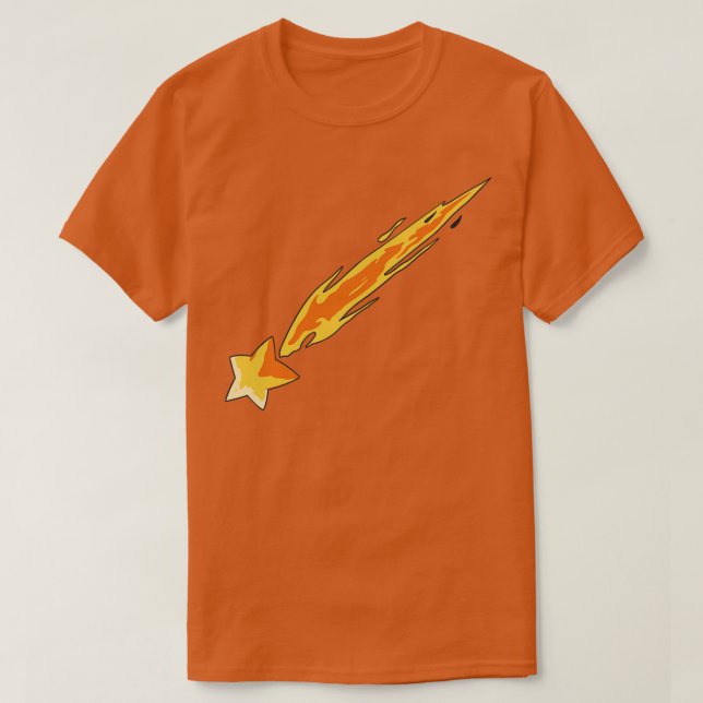 Asteroiden im Weltraum T-Shirt (Design vorne)