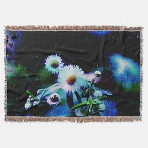 Asters Aglow Throw Blanket Decke