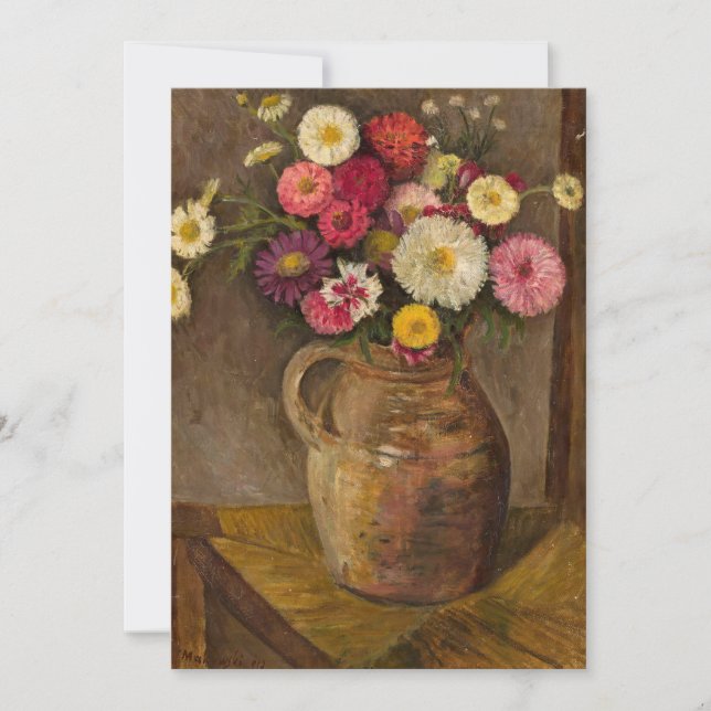 Asters und Zinnias | Tadeusz Makowski (Vorderseite)