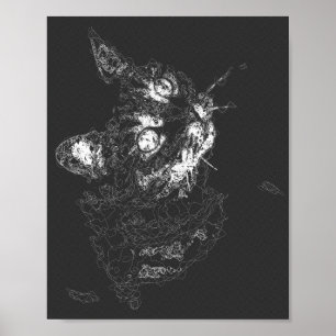 Ästhetik abstrakte moderne Kunst Poster
