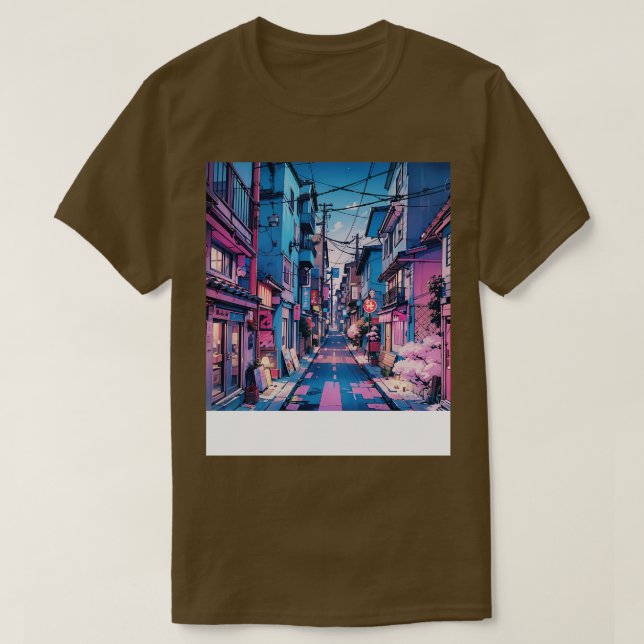Ästhetik auf der japanischen Hausstraße 8 T-Shirt (Design vorne)