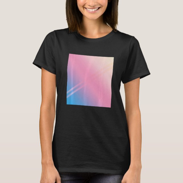 Ästhetik der 90er Jahre - Pink Blue Abstrakt Graph T-Shirt (Vorderseite)