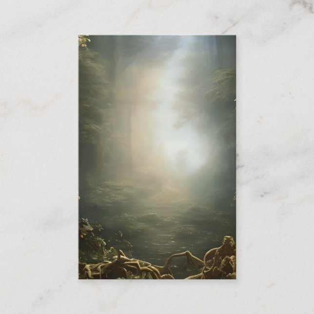 Ästhetik der Schönheit Magie Verzauberte Fantasie  Visitenkarte (Vorderseite)