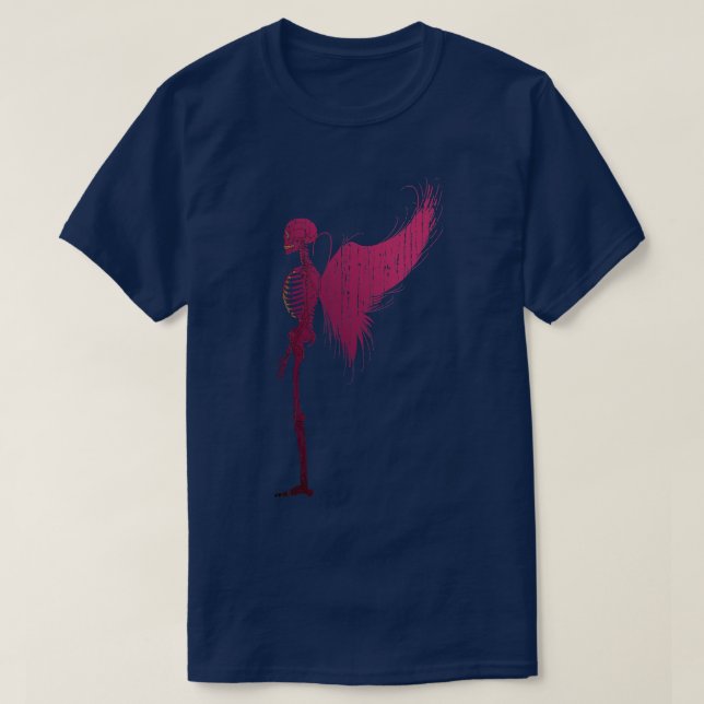 Ästhetik Fairy Skeleton Dark Goth Witchy Goblinco T-Shirt (Design vorne)